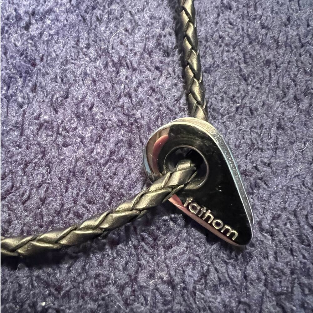 Fathom Adjustable Paracord Necklace Minimalist Pendant